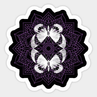 Butterfly Mandala Sticker